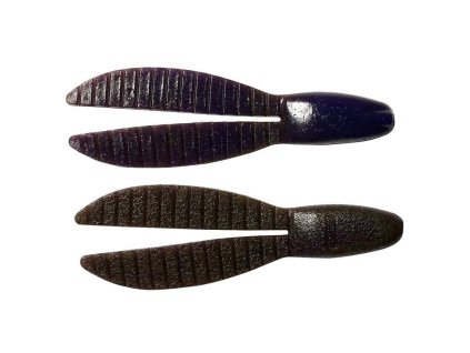 Keitech Gumová nástraha Flex Chunk Medium 3'' Brown Purple 8,3cm/6ks