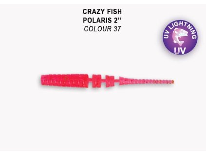 Crazy Fish gumová nástraha Polaris 5.4cm - Lollipop