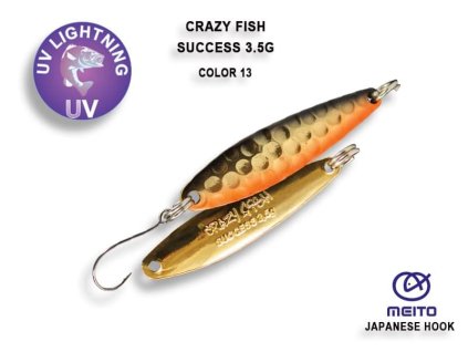 Crazy Fish Plandavka SUCCESS 3.5g Barva 13