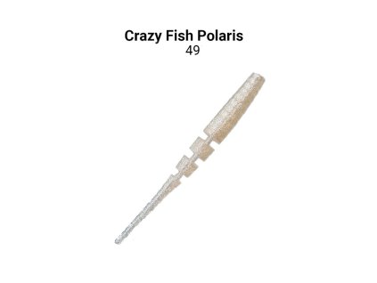 Crazy Fish gumová nástraha Polaris 5.4cm - Snow White