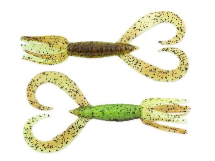 Keitech Little Spider Green Pumpkin Chartreuse