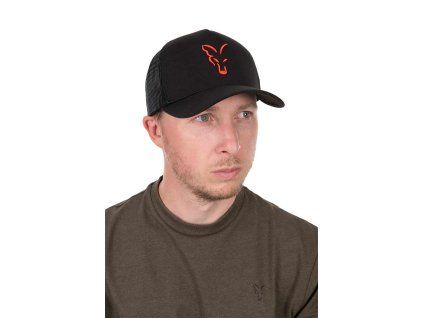 FOX Kšiltovka black orange