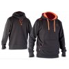 FOX Mikina Black a Orange Hoody