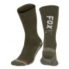 FOX Ponožky Collection Thermolite long sock Green/Silver