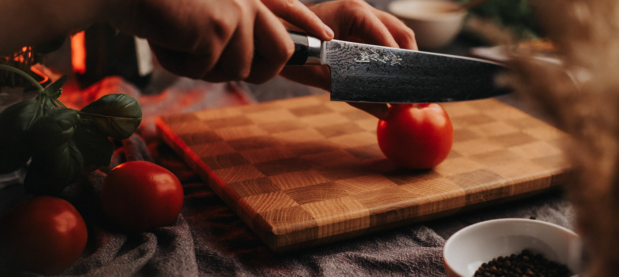 Klasické dubové end-grainové prkénko