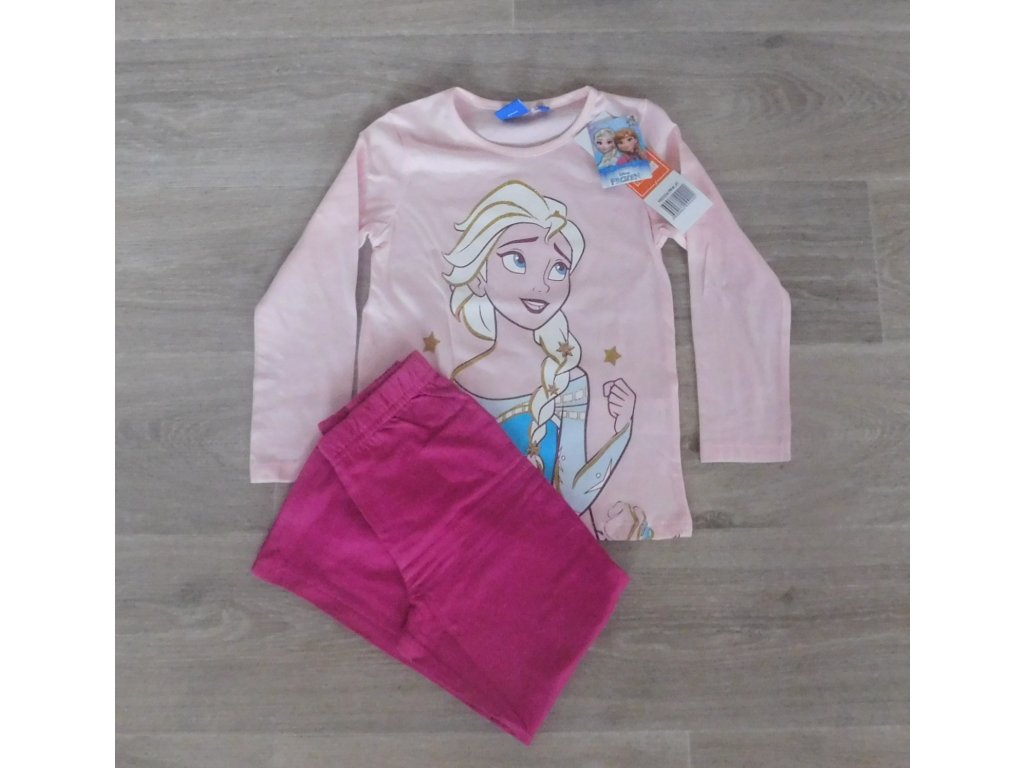 Pyžamo  Frozen   Elsa -  růžové