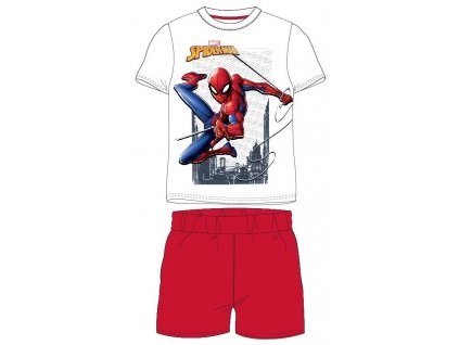 pyžamo spiderman červené