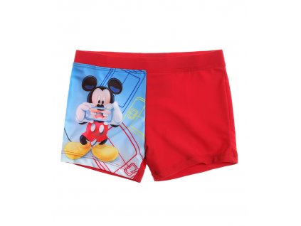 plavky mickey červené