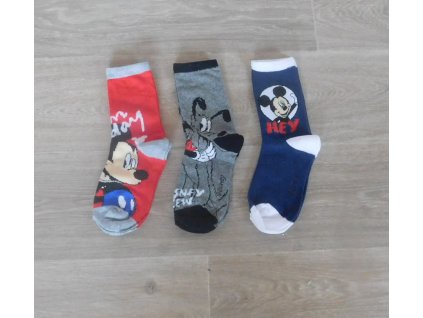 Ponožky  Mickey a Pluto  ( 3 páry )