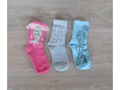 Ponožky  Frozen  ( 3 páry )