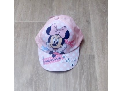 Kšiltovka Minnie  - světle růžová