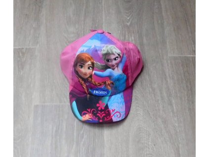 Kšiltovka  Frozen Anna a Elsa  -  růžová