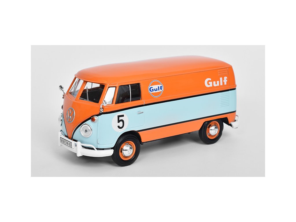 370789 volkswagen t1 type 2 delivery van 5 1961 gulf 1 24 motormax