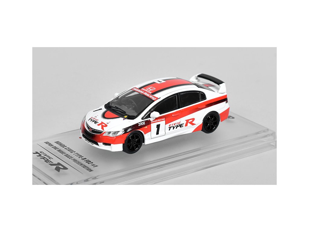 377038 honda civic type r fd2 1 japan one make race presentation 1 64 inno models