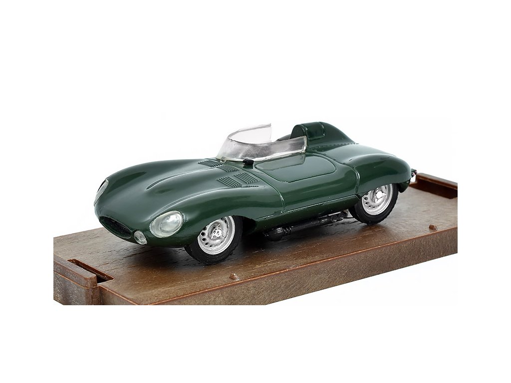 389914 jaguar d type 1954 zeleny 1 43 brumm model ze sbirky