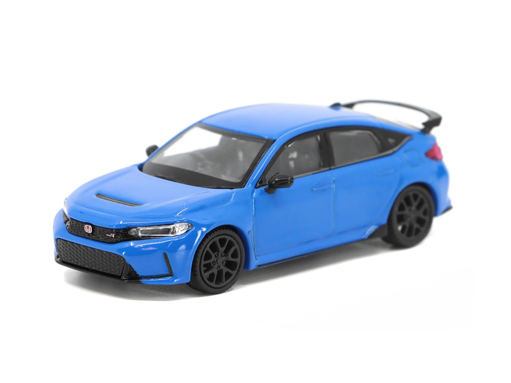Honda Civic Type R 2023 modrá RHD 164 MiniGT (2)