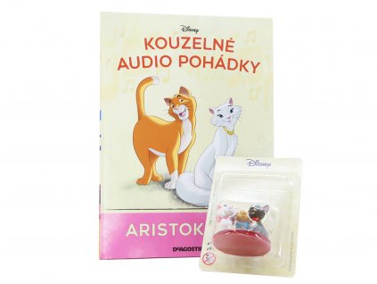 Aristokočky kniha s figurkou Kouzelné Audio Pohádky Disney DeAgostini (2)