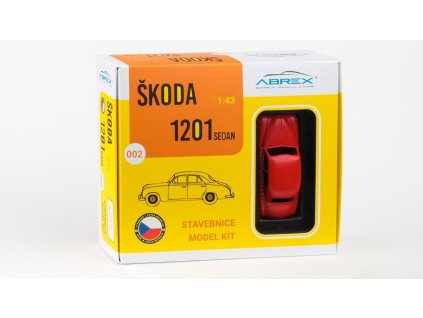 356002 skoda 1201 stavebnice 1956 taxi 1 43 abrex