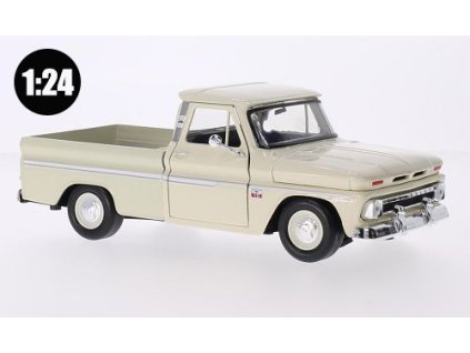 359161 chevrolet c10 fleetside pick up 1966 1 24 motormax