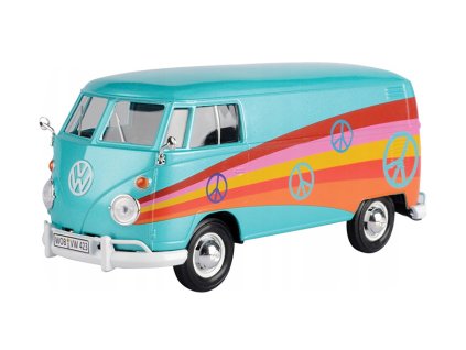 359326 volkswagen t1 box wagon decorated 1 24 motormax