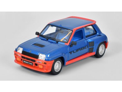 359521 renault r5 turbo 1982 modra 1 24 bburago