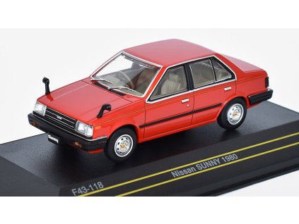 364081 nissan sunny 1980 cervena 1 43 first 43 models