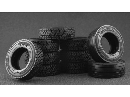 366715 sada pneumatik r22 5 pro tahac 6x4 nizky profil 1 50 maestro wheels