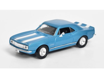 368620 chevrolet camaro z 28 1967 modra 1 43 lucky die cast