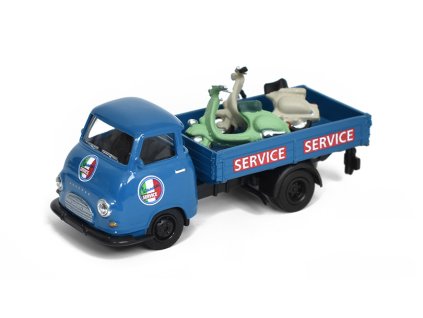 370876 hanomag kurier vespa service dve motorky vespa 1951 1 87 schuco