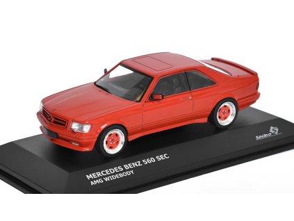 373078 mercedes benz 560 sec amg widebody cervena 1 43 solido