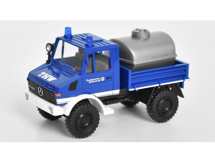 374113 mercedes unimog u 1300 thw 1 87 wiking