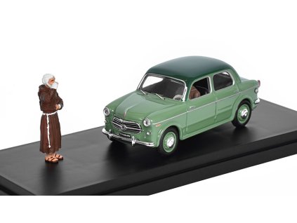 374911 fiat 1100 tv s figurkou padre pio inaugurace nemocnice 1956 1 43 rio models