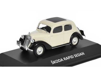 374992 skoda rapid 901 sedan 1 43 kaleidoskop slavnych vozu casopis s modelem 43
