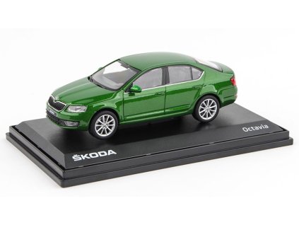 377290 skoda octavia 3 2012 zelena rallye metaliza 1 43 abrex