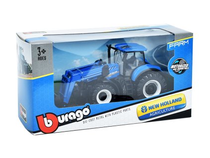 378520 new holland t7 315 traktor s nakladacem 1 50 bburago