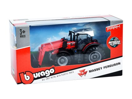 378547 massey ferguson 8740s traktor s nakladacem 1 50 bburago