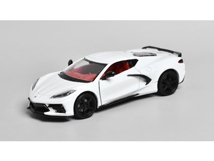 379357 chevrolet corvette c8 stingray 2020 bila 1 24 motormax bazarove zbozi
