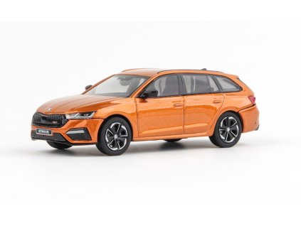 379504 skoda octavia iv combi rs 2020 oranzova phoenix metaliza 1 43 abrex