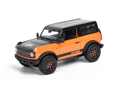 379618 ford bronco badlands 2021 custom harley davidson 1 24 maisto