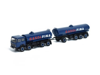 380698 fiat 691 cisternova souprava gasol fina s privesem 1 87 brekina