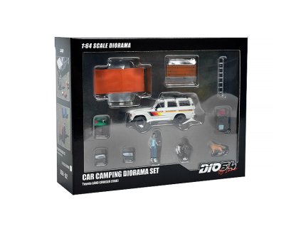 381148 toyota land cruiser fj60 camping diorama s figurkami 1 64 inno models