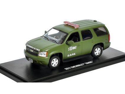 381628 chevrolet tahoe 2011 carabineros de chile 1 43 greenlight