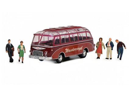 382162 setra s6 autobus wandervogel s figurkami 1955 1 87 schuco