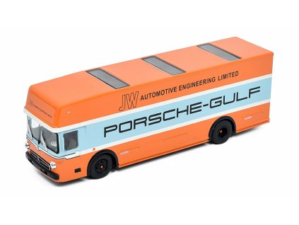 383857 mercedes benz race transporter porsche gulf 1 64 schuco
