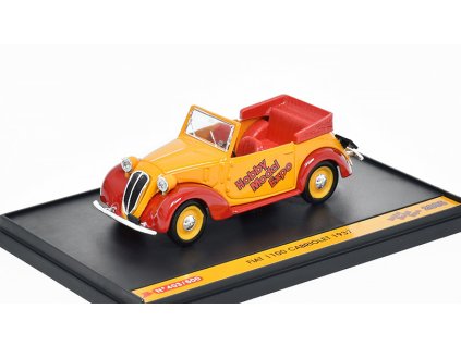 384181 fiat 1100 cabriolet 1937 hobby model expo 1 43 brumm