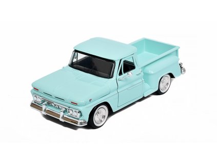 384472 chevrolet c10 fleetside pick up 1966 1 24 motormax