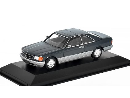386317 mercedes benz 560sec c126 s class 1986 cerna 1 43 maxichamps