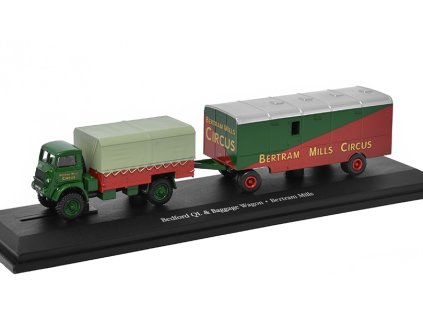 386671 bedford ql s privesem bertram mills circus 1 72 atlas casopis s modelem