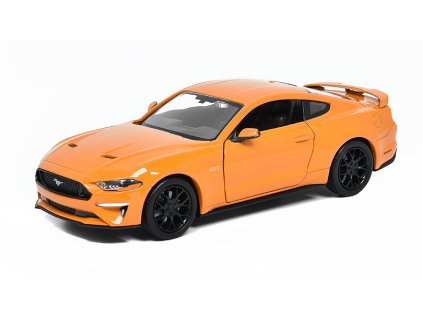 387280 ford mustang gt 2018 oranzova 1 24 motormax