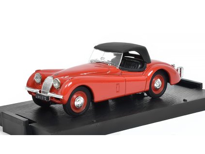 389893 jaguar xk120 3 5 litri 1948 hp 160 cerveny 1 43 brumm model ze sbirky